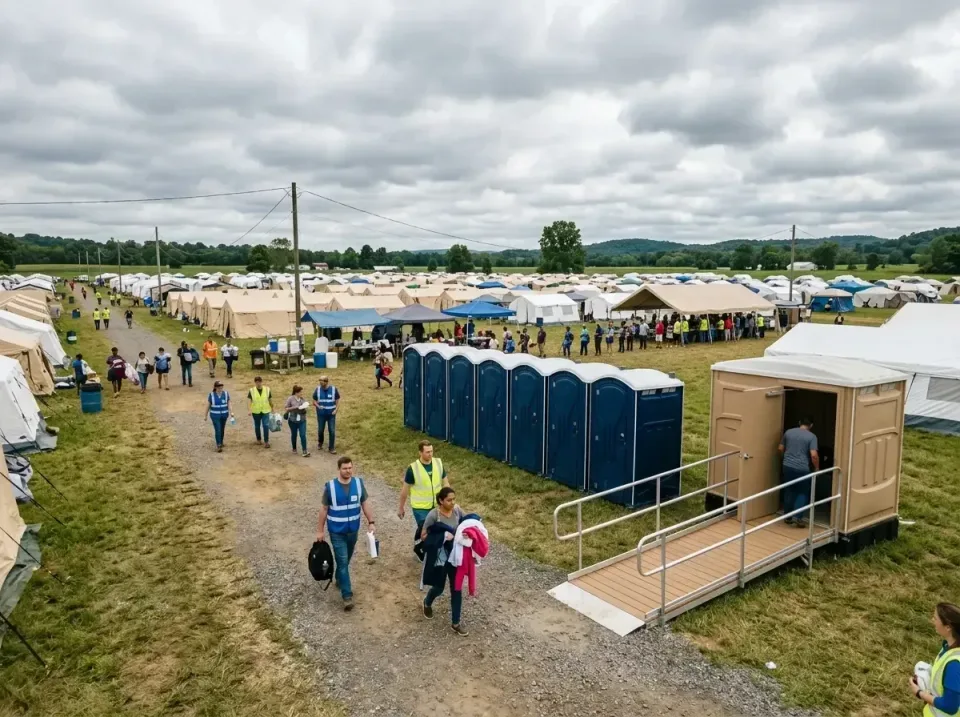 disaster-relief-camp-restrooms-010 — frequently asked questions, Dumpster & Portable Bathrooms Rental in East Porterville, CA